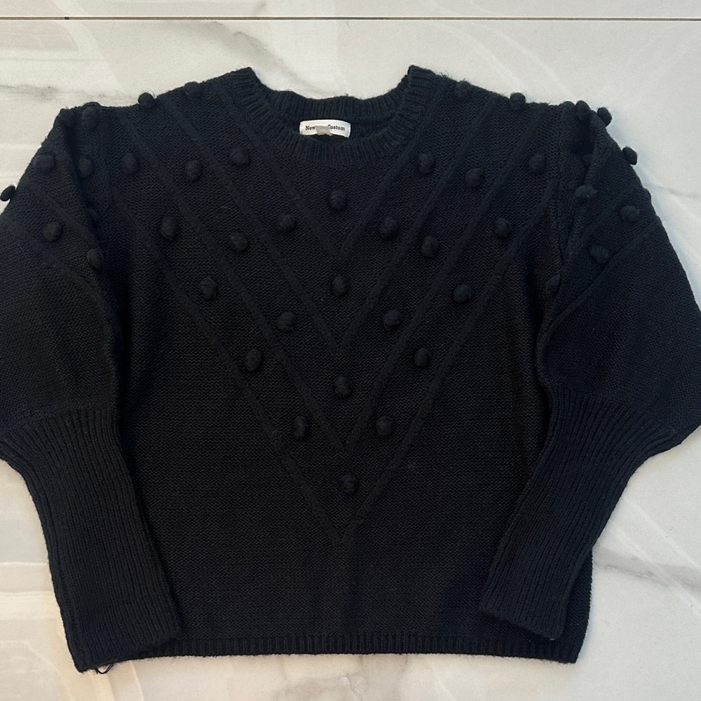 Newbury Kustom Midnight Pom-Pom Sweater